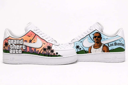 Grand Theft Auto Los Santos Custom Sneakers