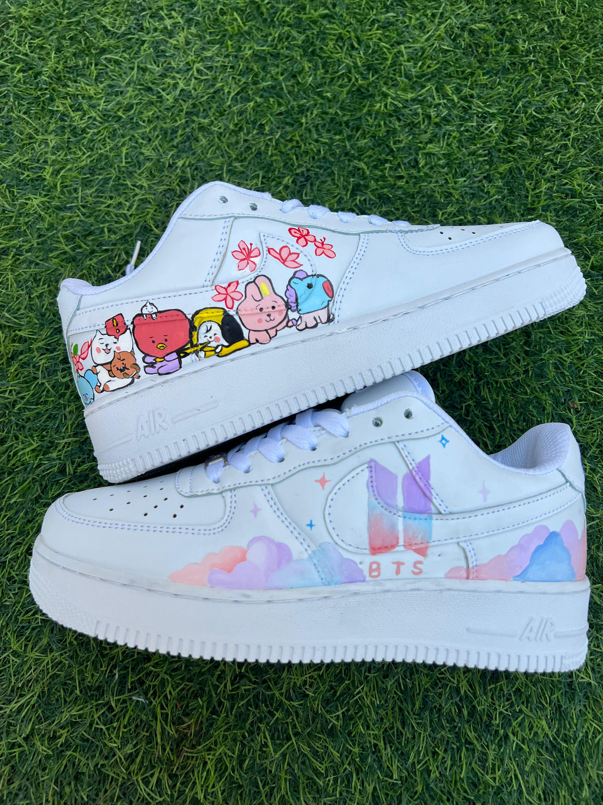 BTS BT21 Pastel Custom Sneakers