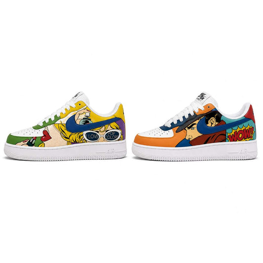 Pop Art Comic Custom Sneakers