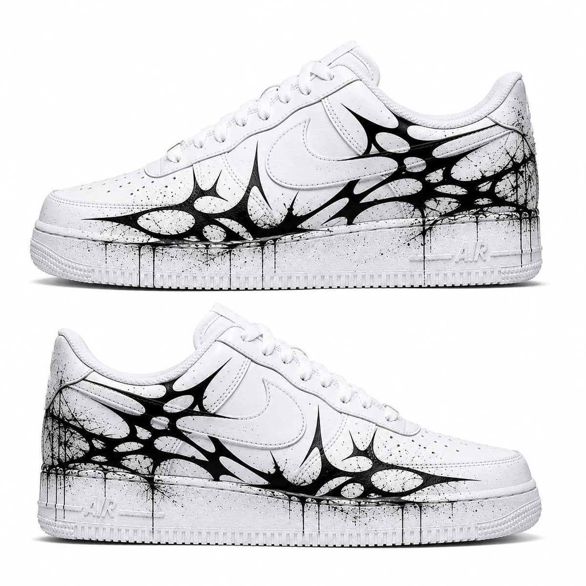 Hand-painted custom sneakers