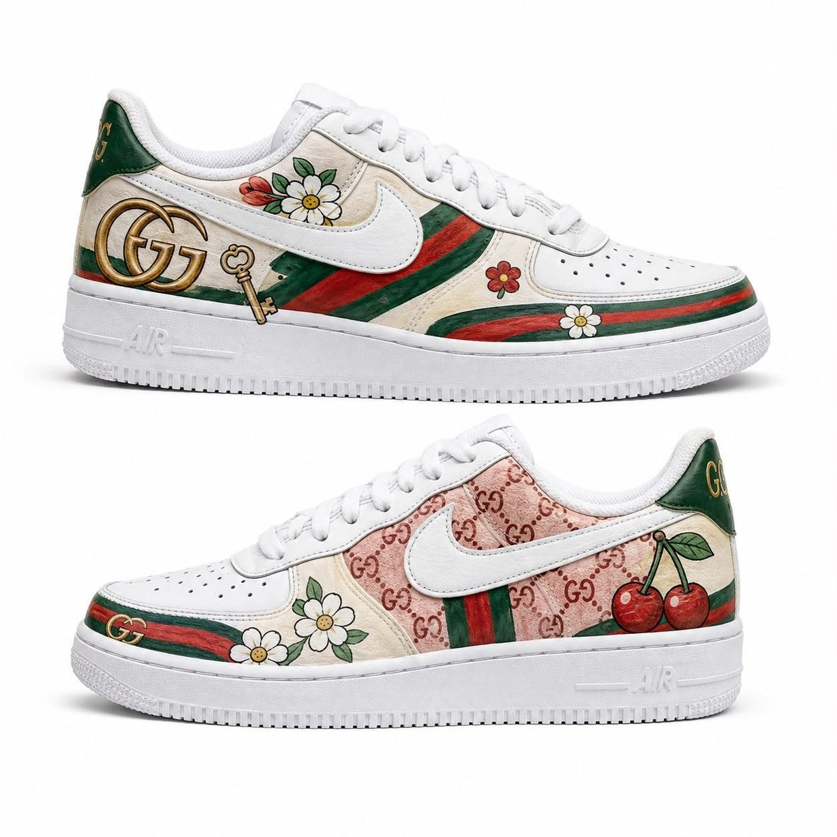 Hand-painted custom sneakers