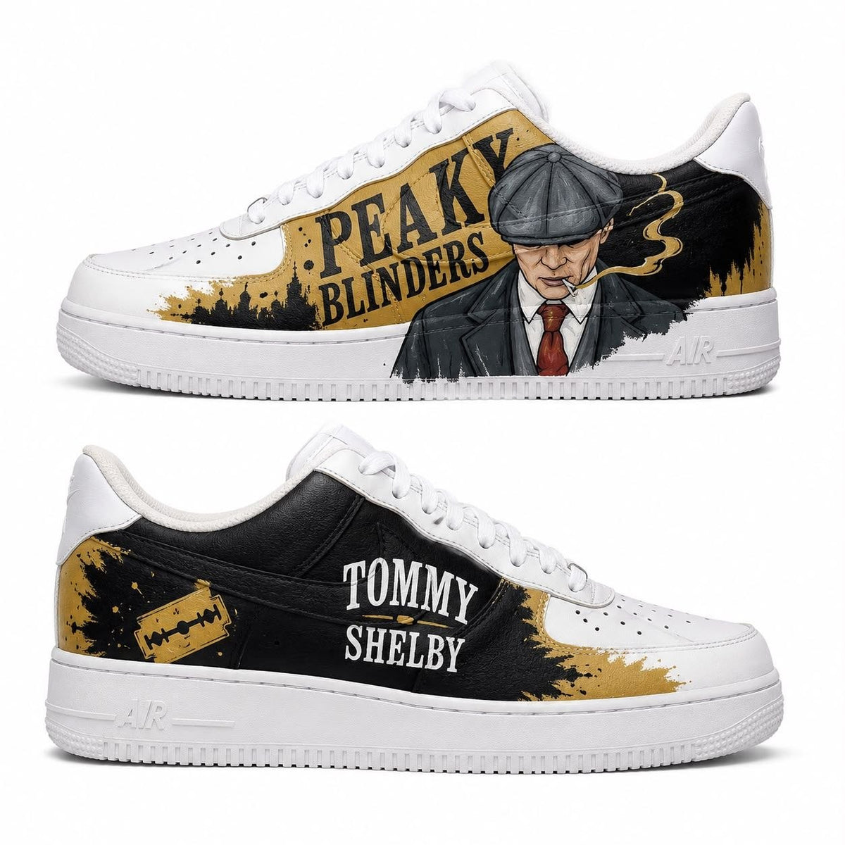 Hand-painted custom sneakers
