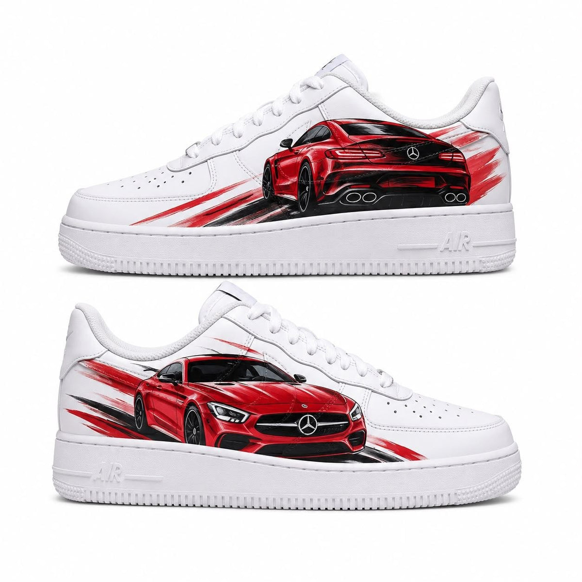 Hand-painted custom sneakers