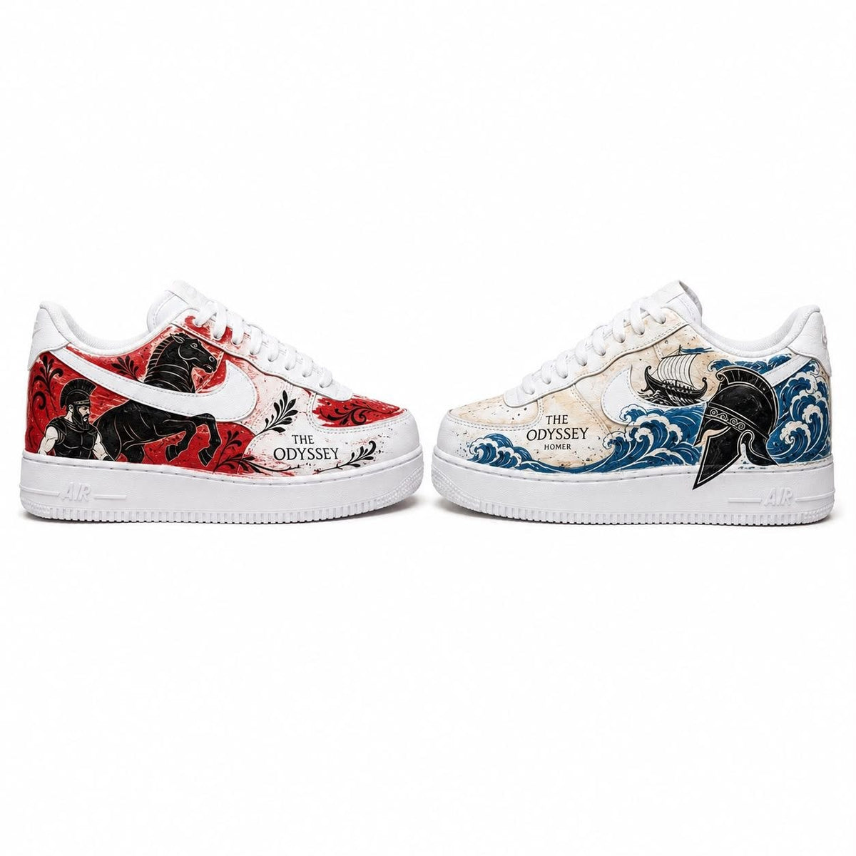 Hand-painted custom sneakers