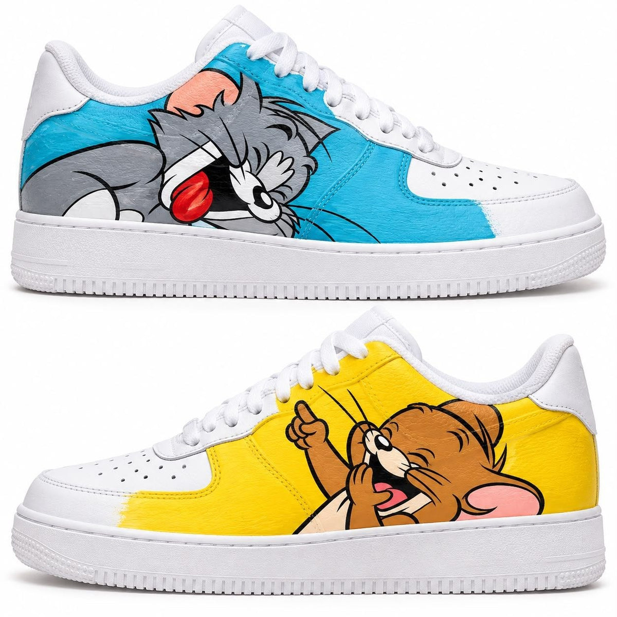 Hand-painted custom sneakers