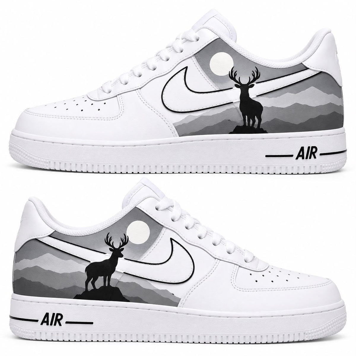 Hand-painted custom sneakers