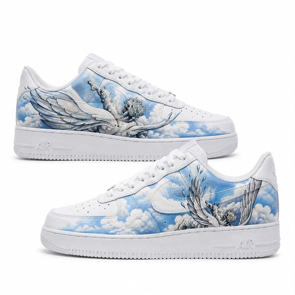 Hand-painted custom sneakers