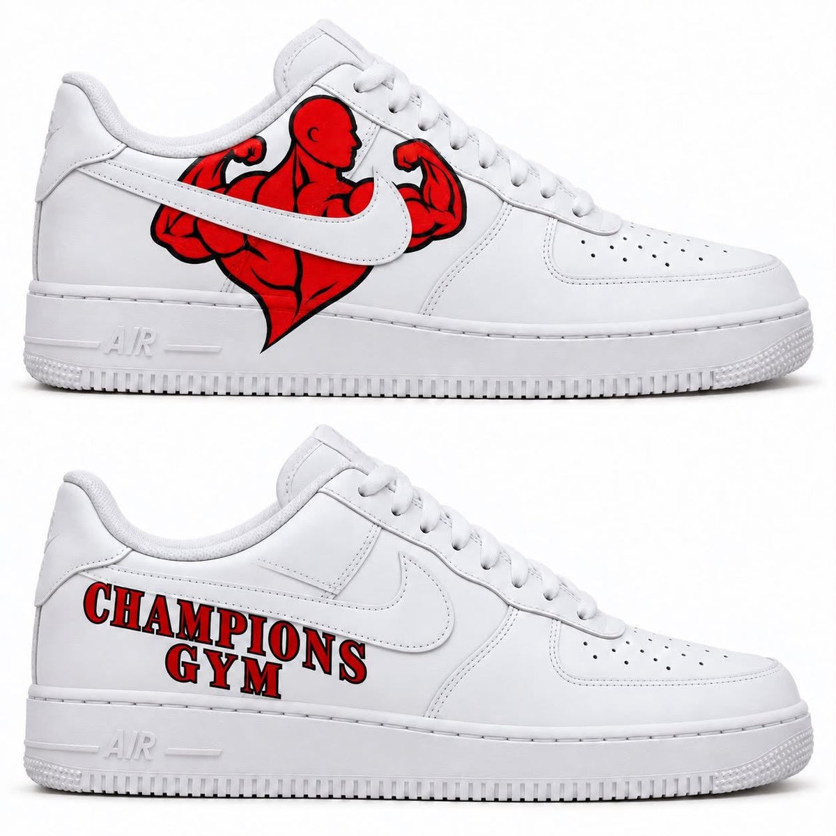 Hand-painted custom sneakers
