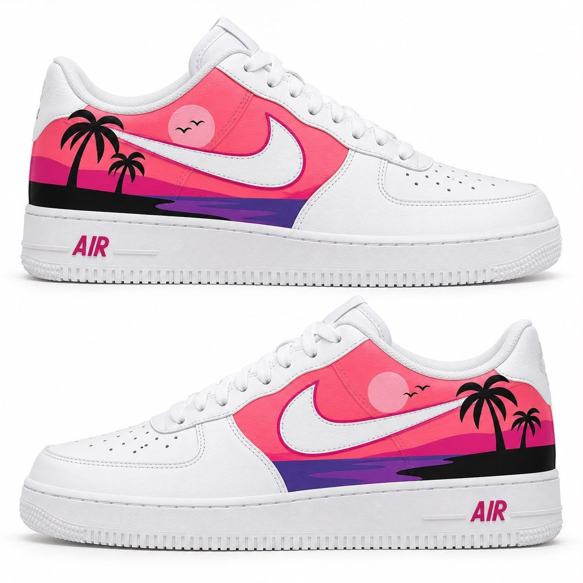 Hand-painted custom sneakers