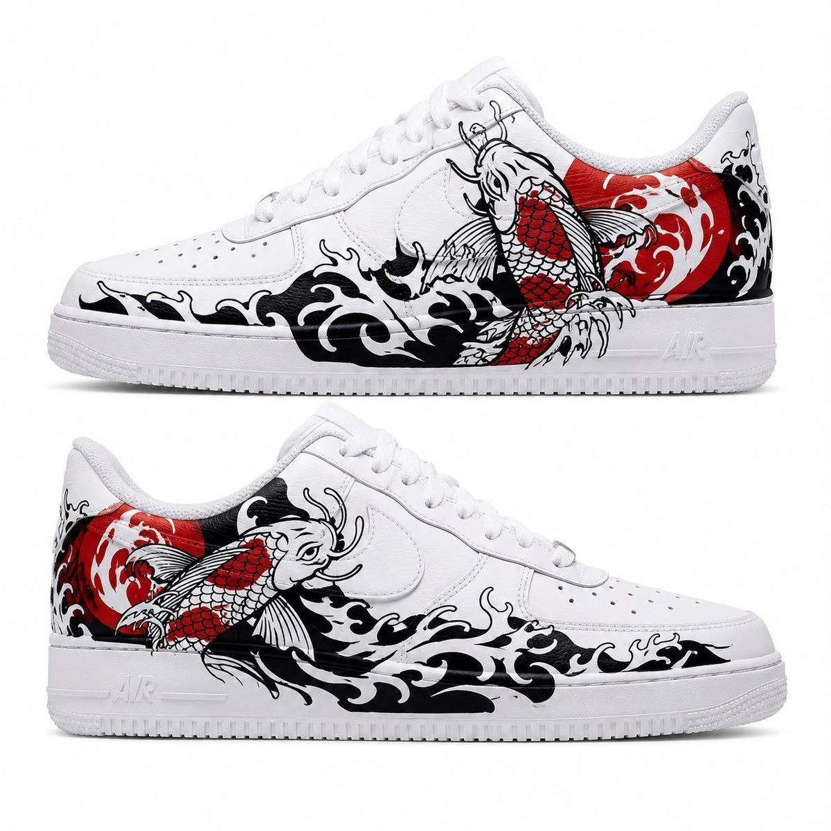 Hand-painted custom sneakers