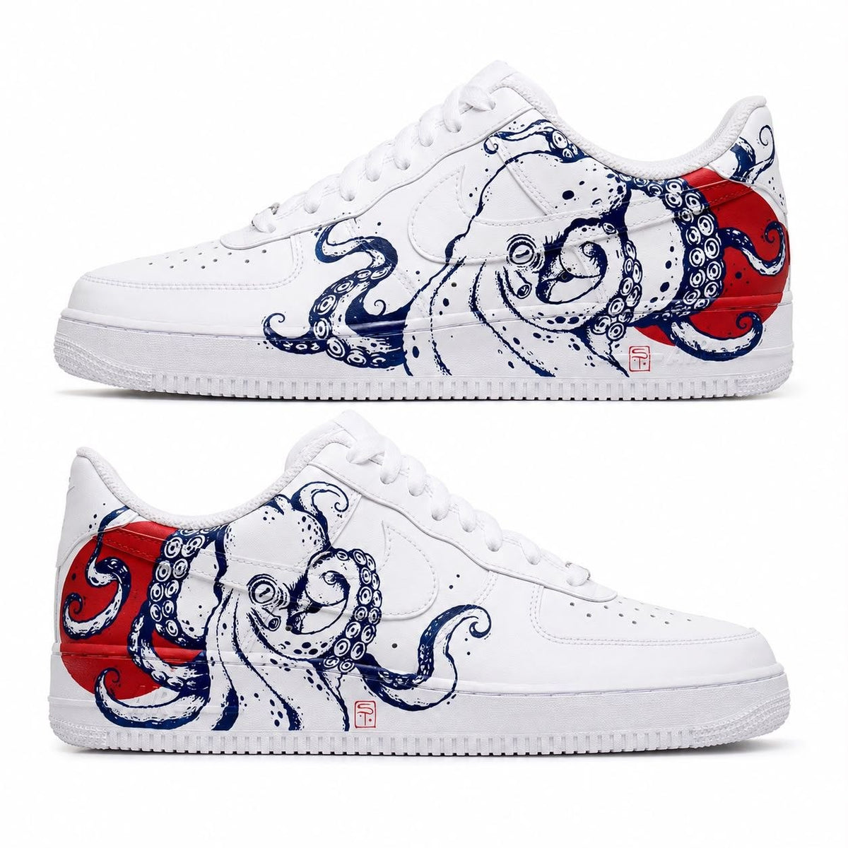 Hand-painted custom sneakers