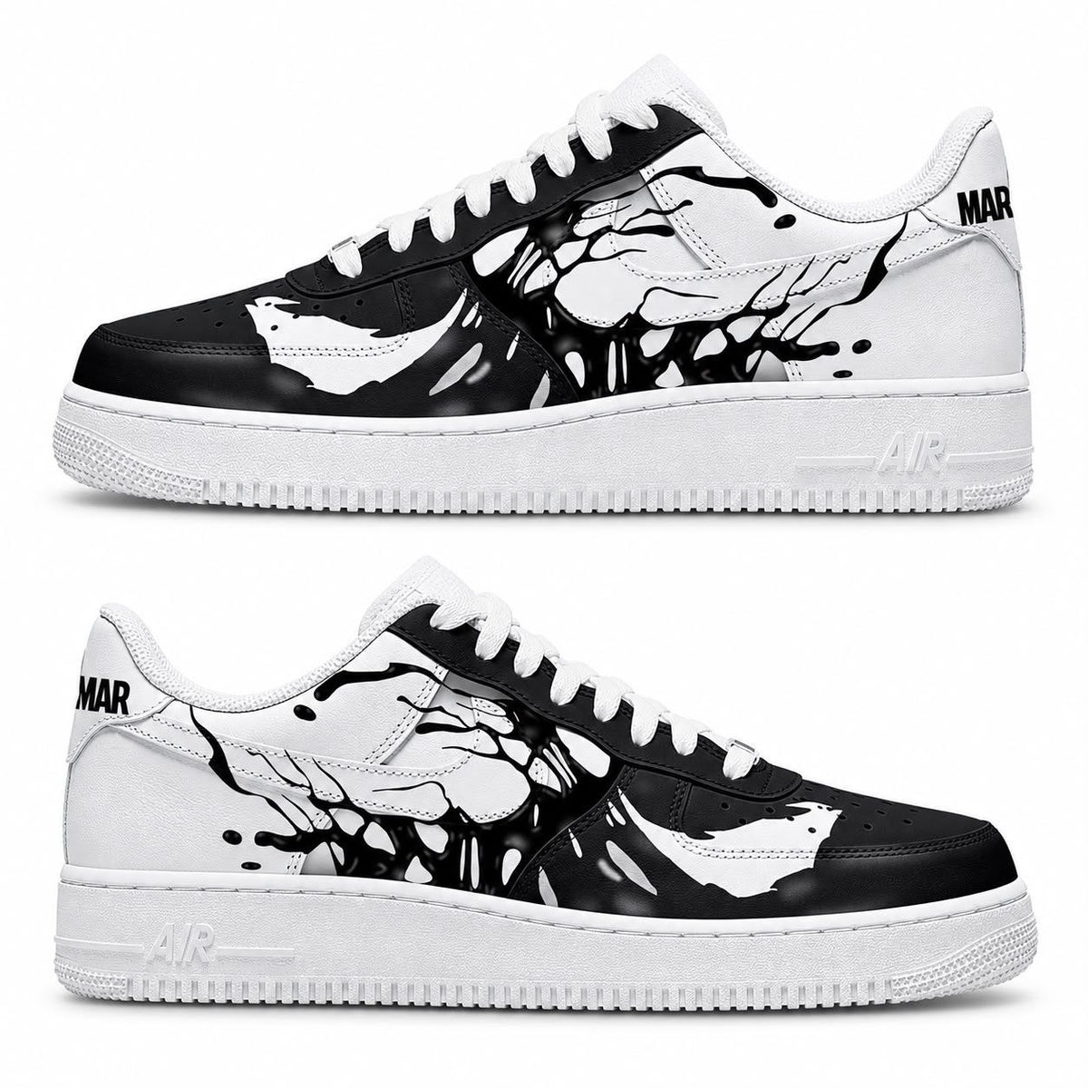 Hand-painted custom sneakers
