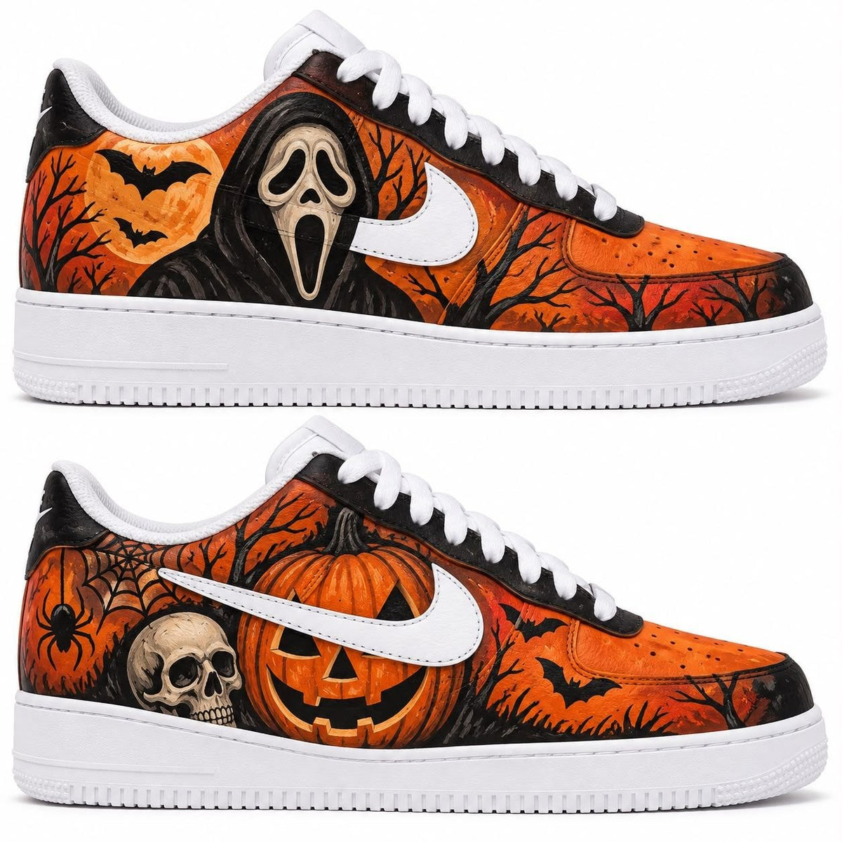 Hand-painted custom sneakers
