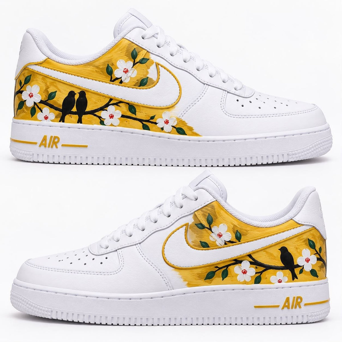 Hand-painted custom sneakers
