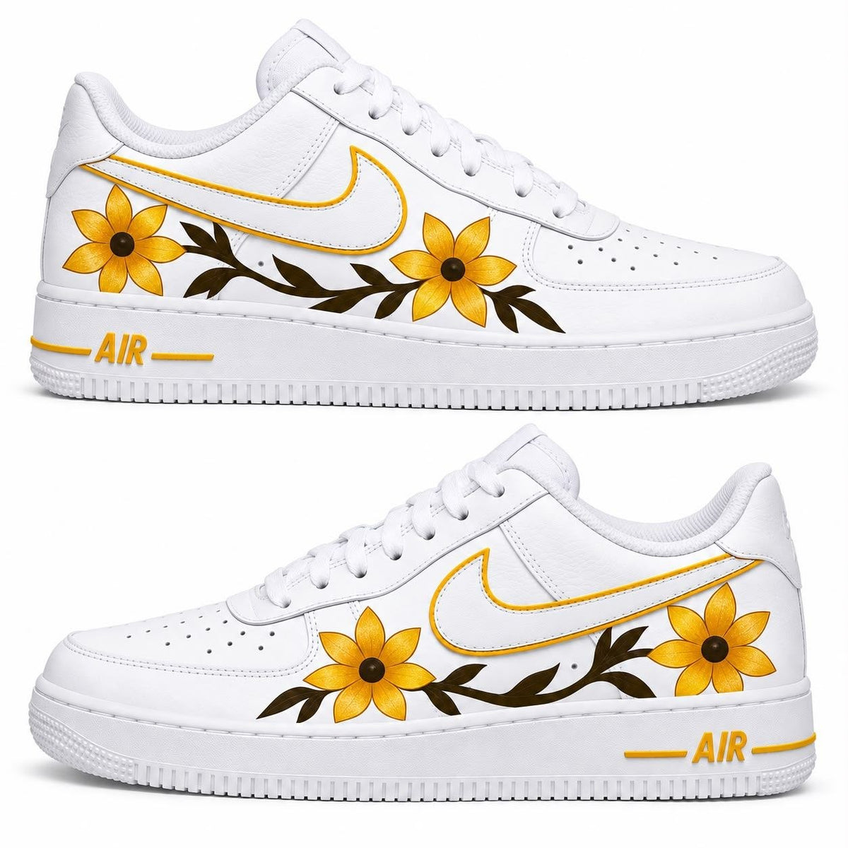 Hand-painted custom sneakers
