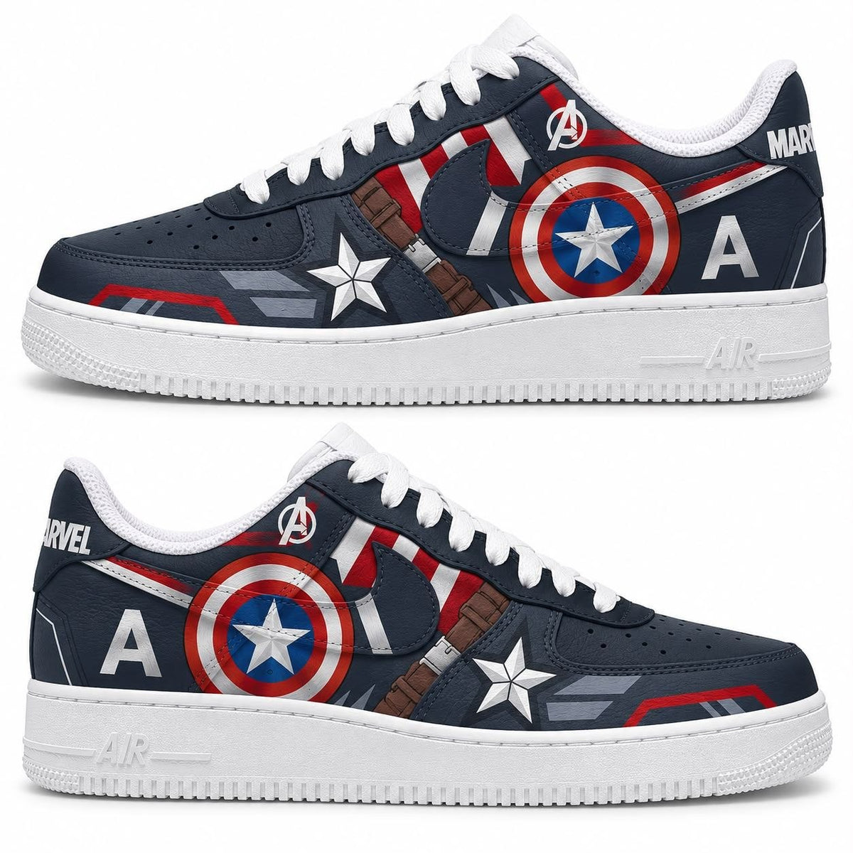 Hand-painted custom sneakers