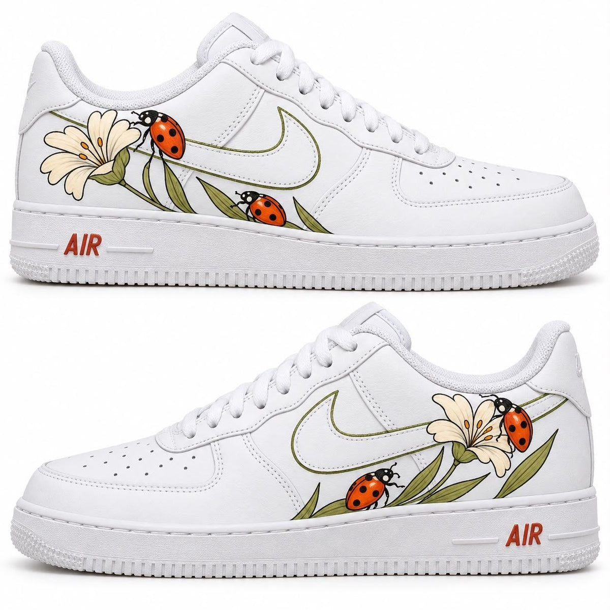 Hand-painted custom sneakers