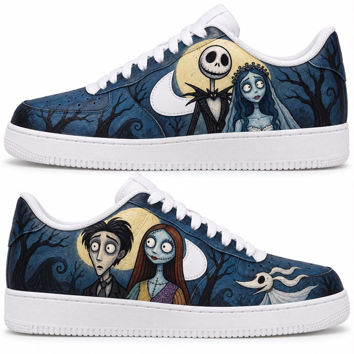 Hand-painted custom sneakers
