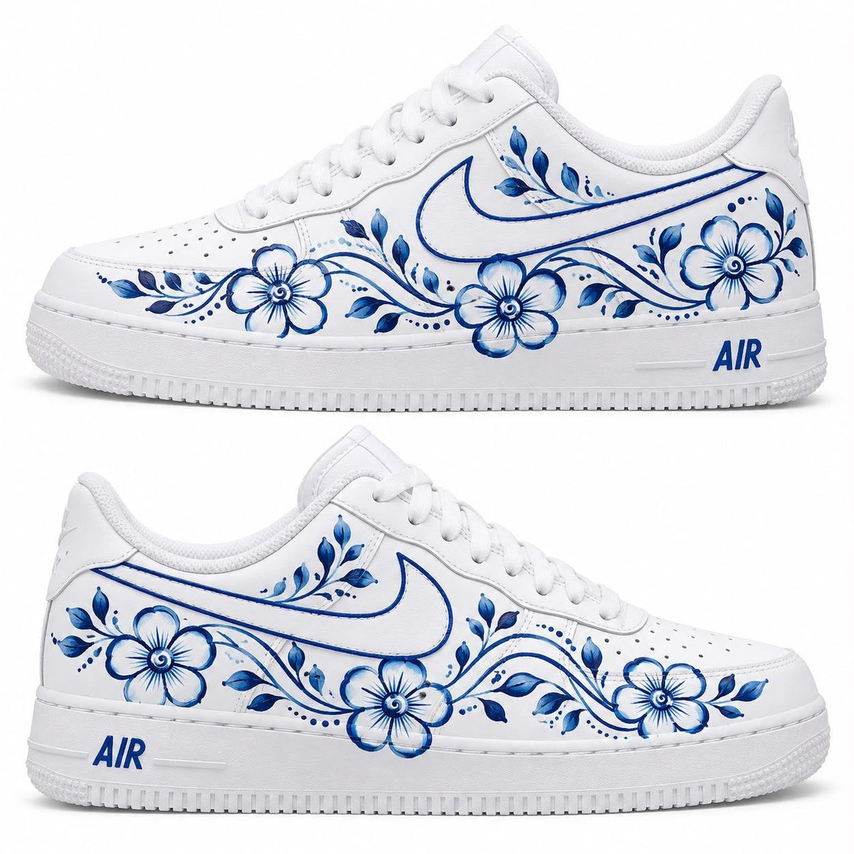 Hand-painted custom sneakers