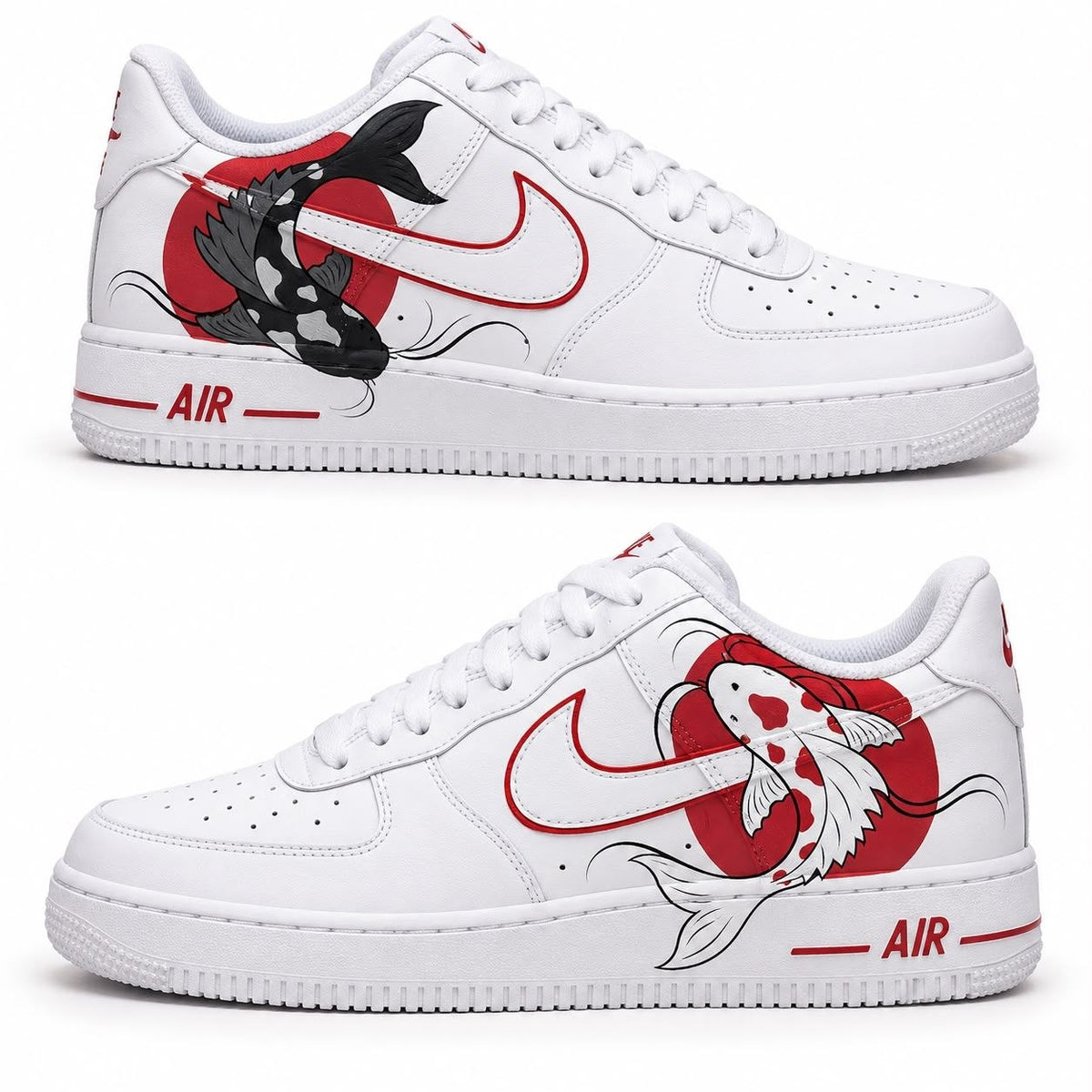 Hand-painted custom sneakers