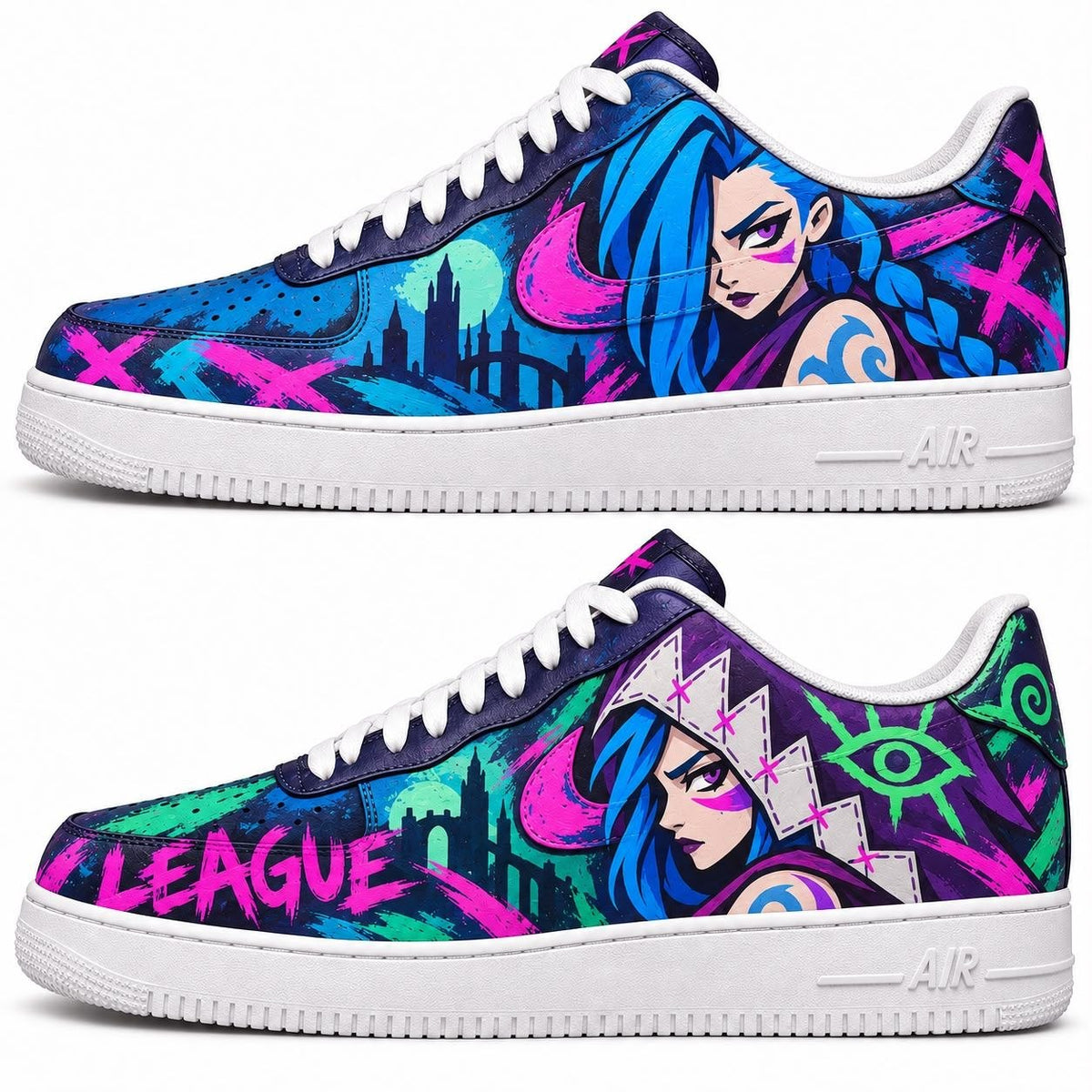 Hand-painted custom sneakers