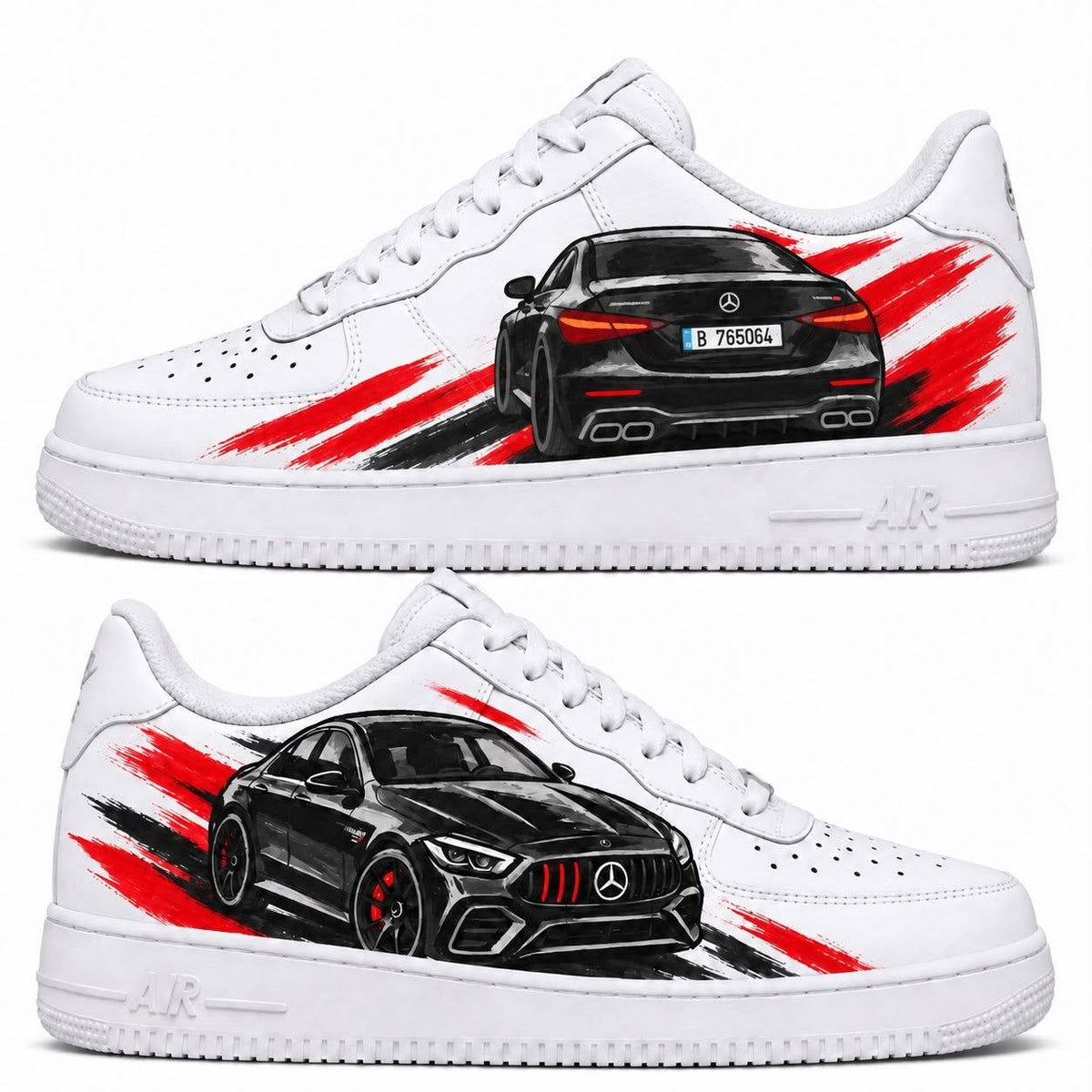 Hand-painted custom sneakers