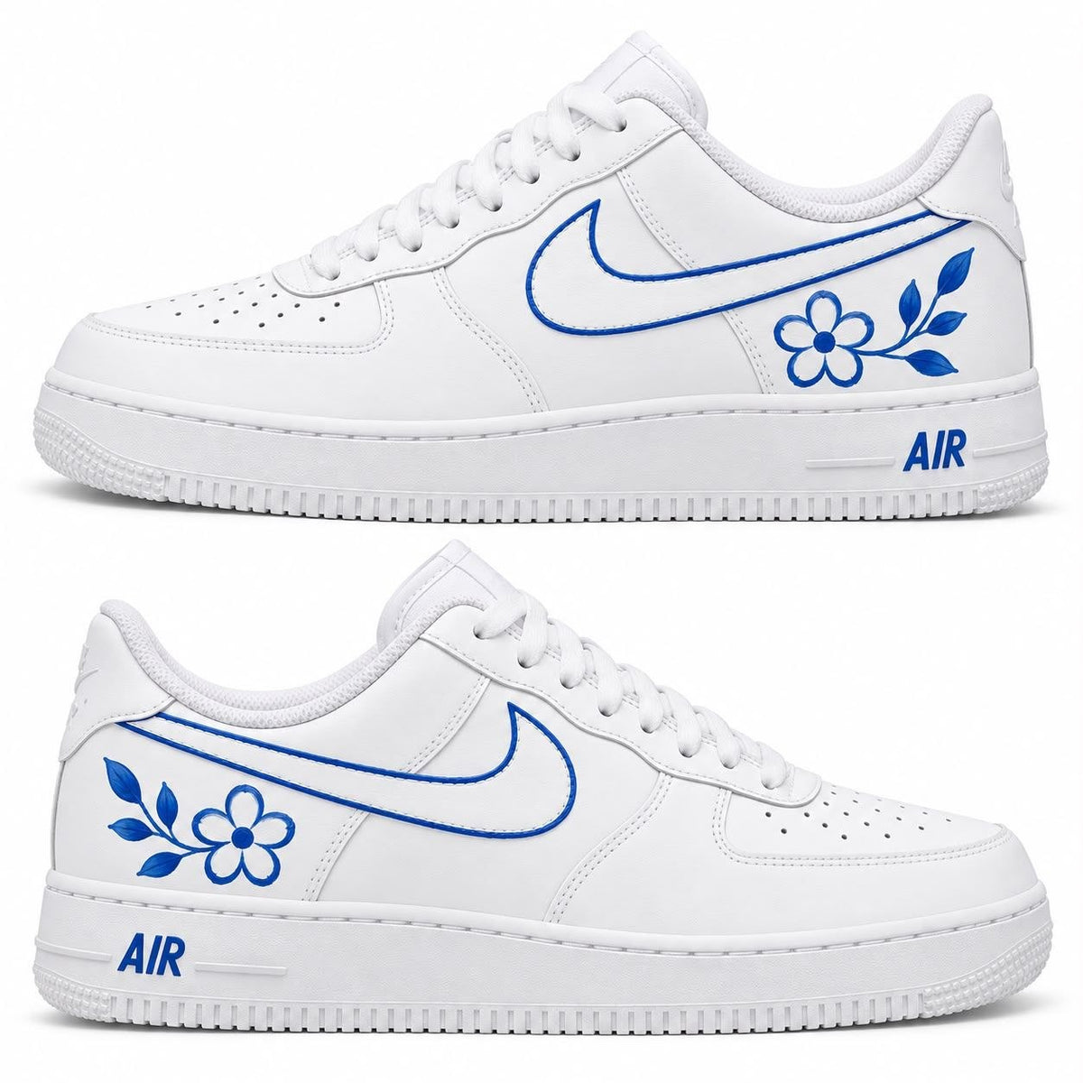 Hand-painted custom sneakers