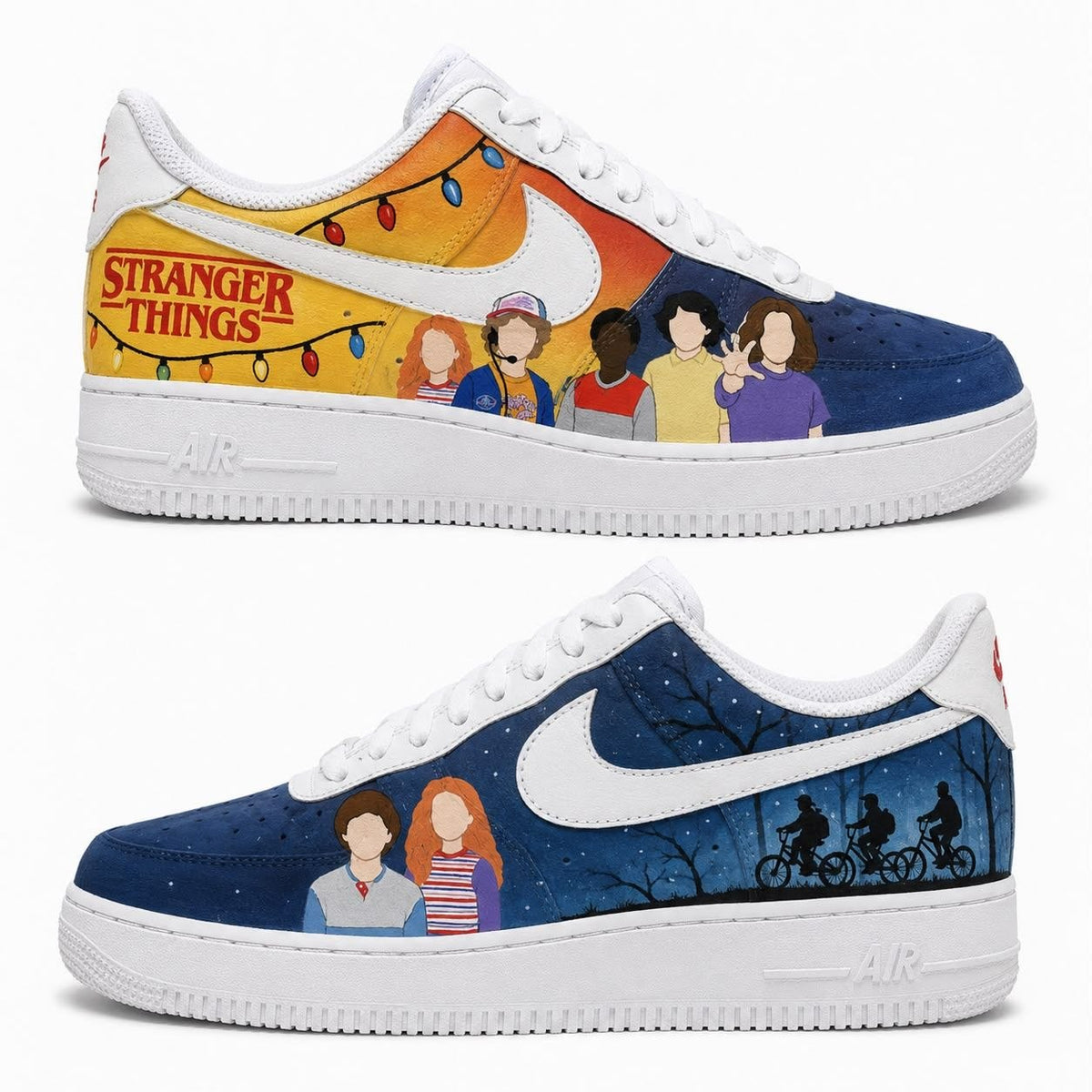 Hand-painted custom sneakers