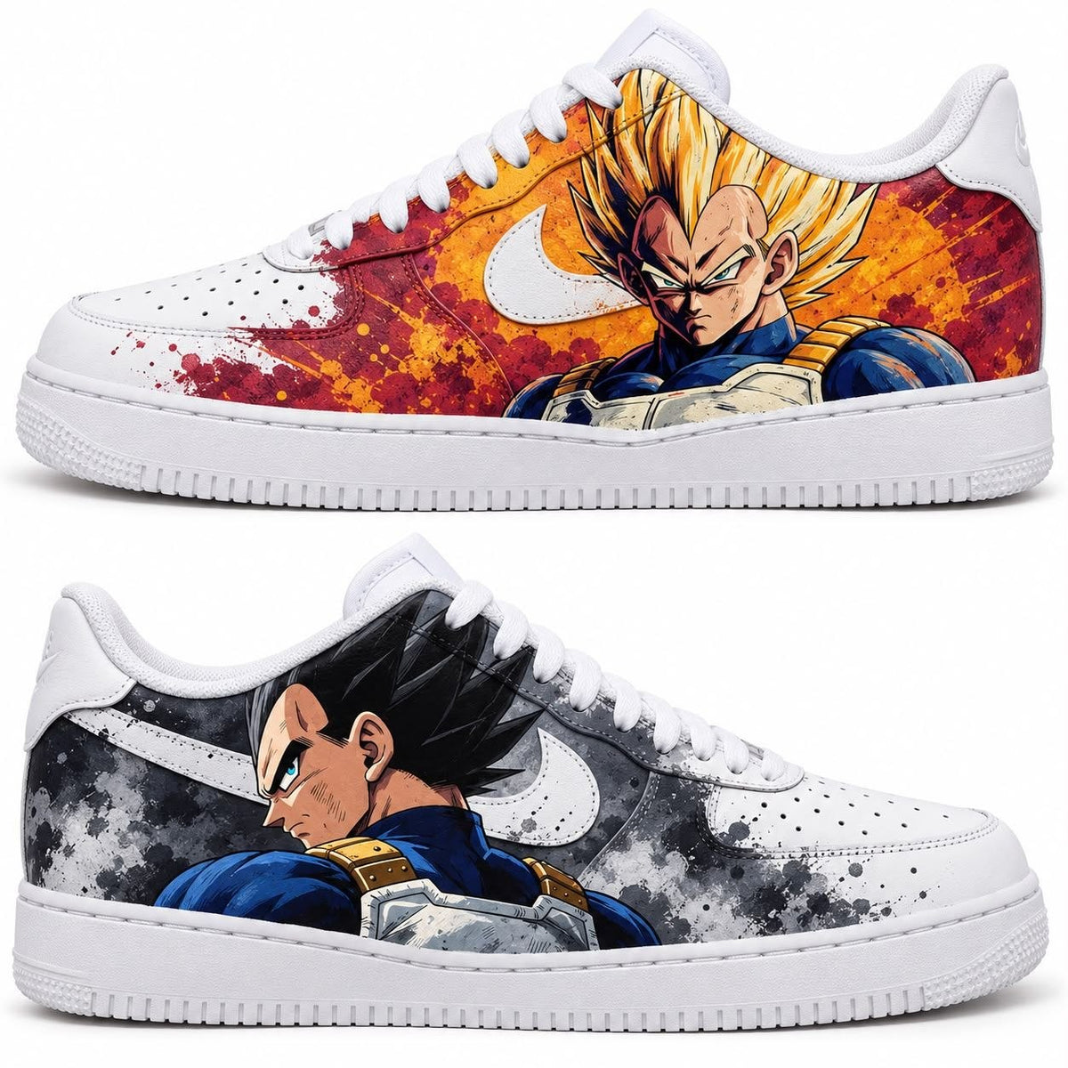 Hand-painted custom sneakers