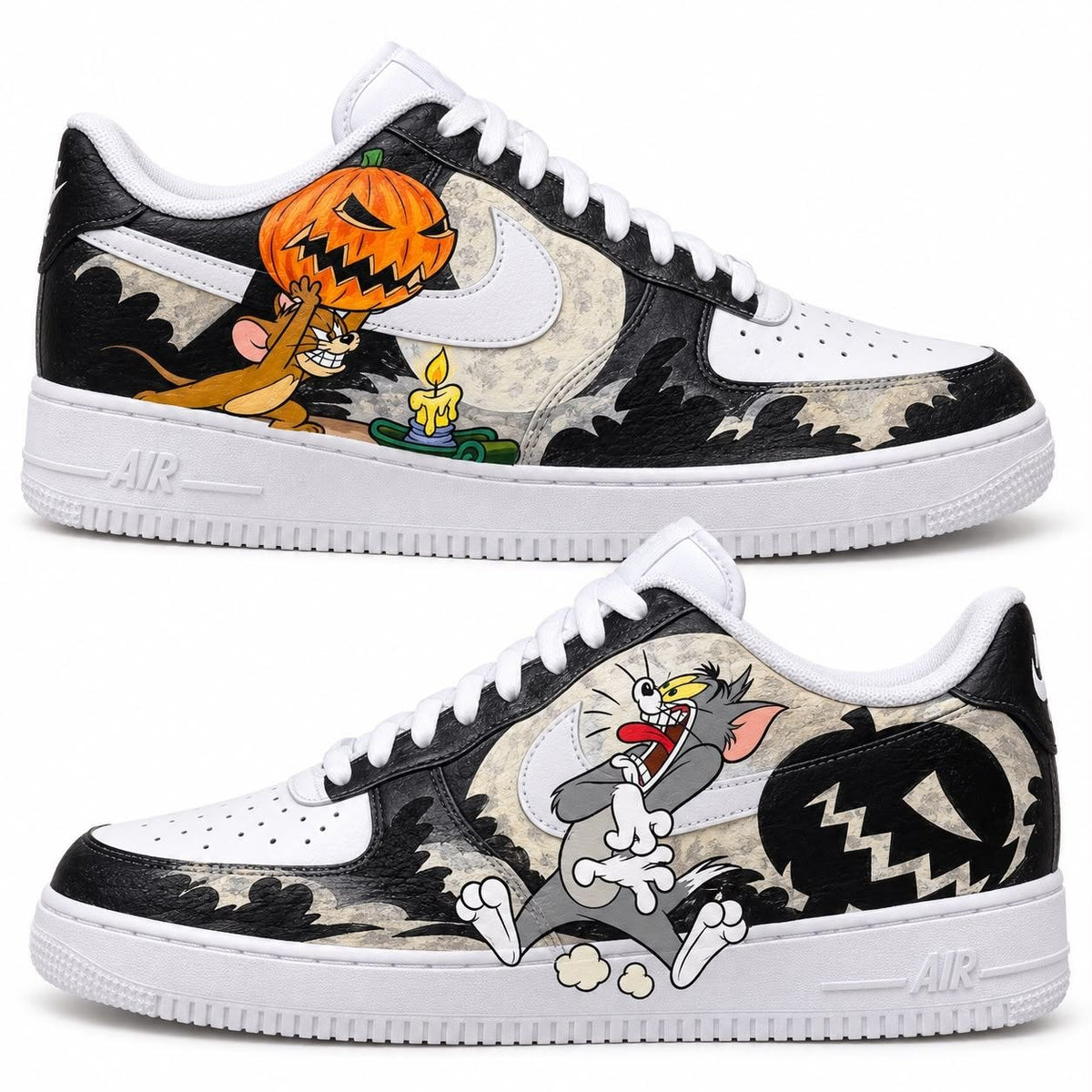 Hand-painted custom sneakers