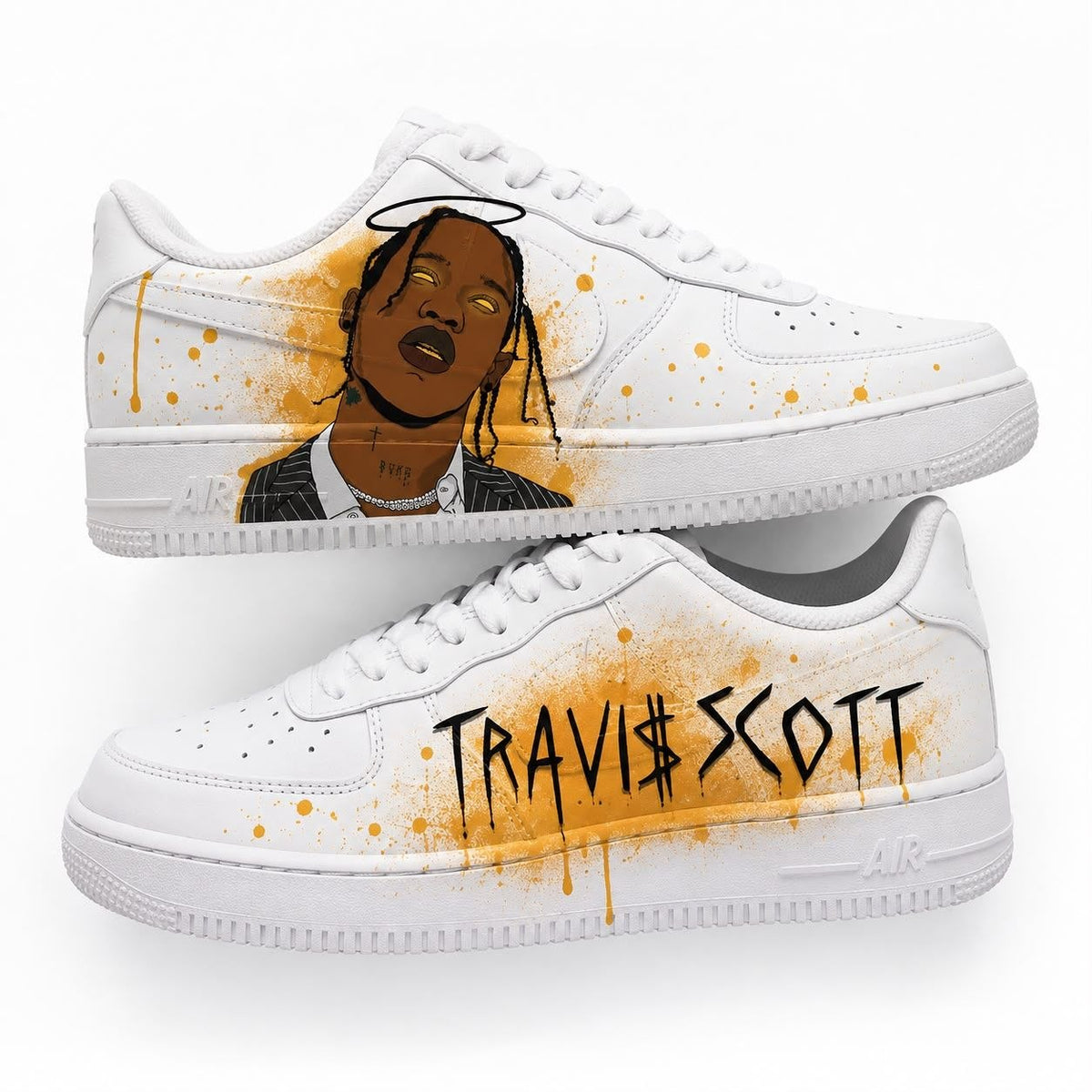 Hand-painted custom sneakers