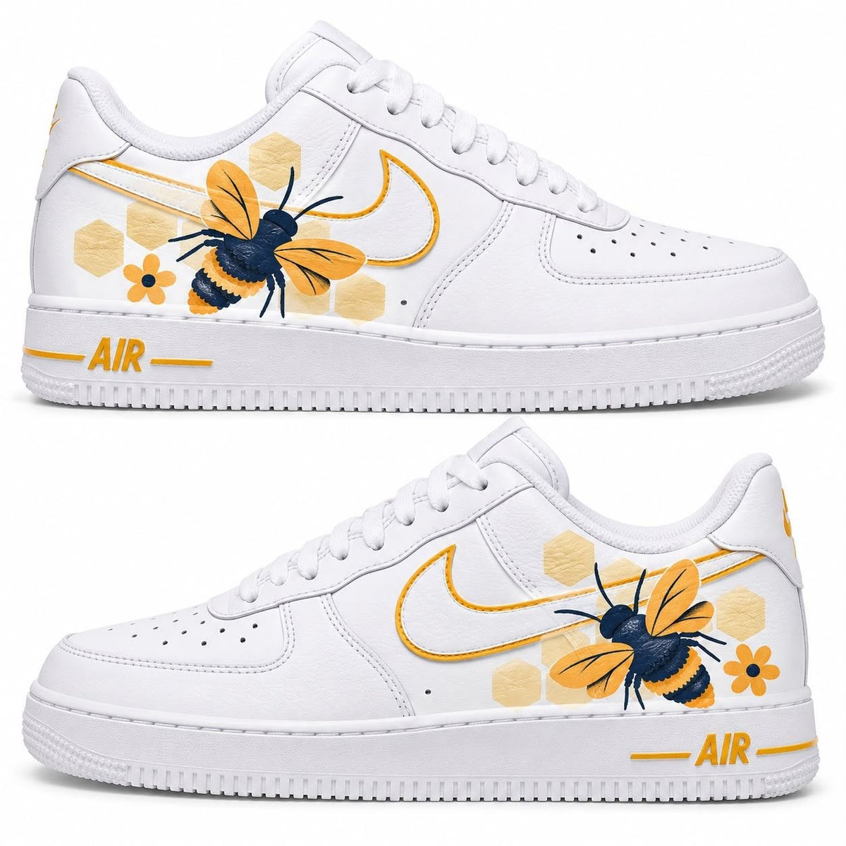 Hand-painted custom sneakers