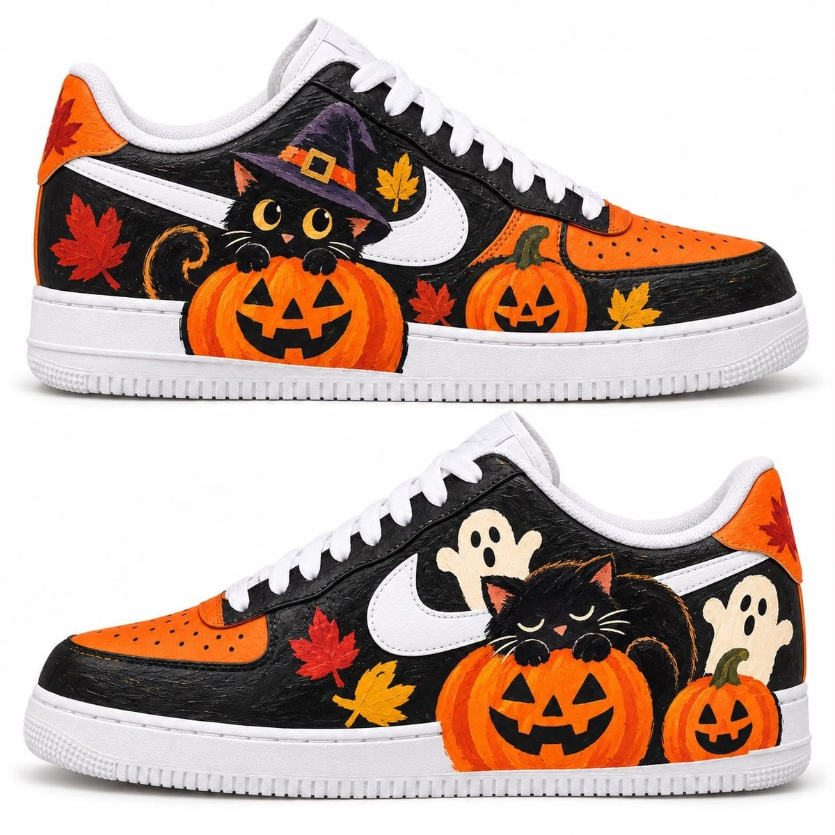 Hand-painted custom sneakers