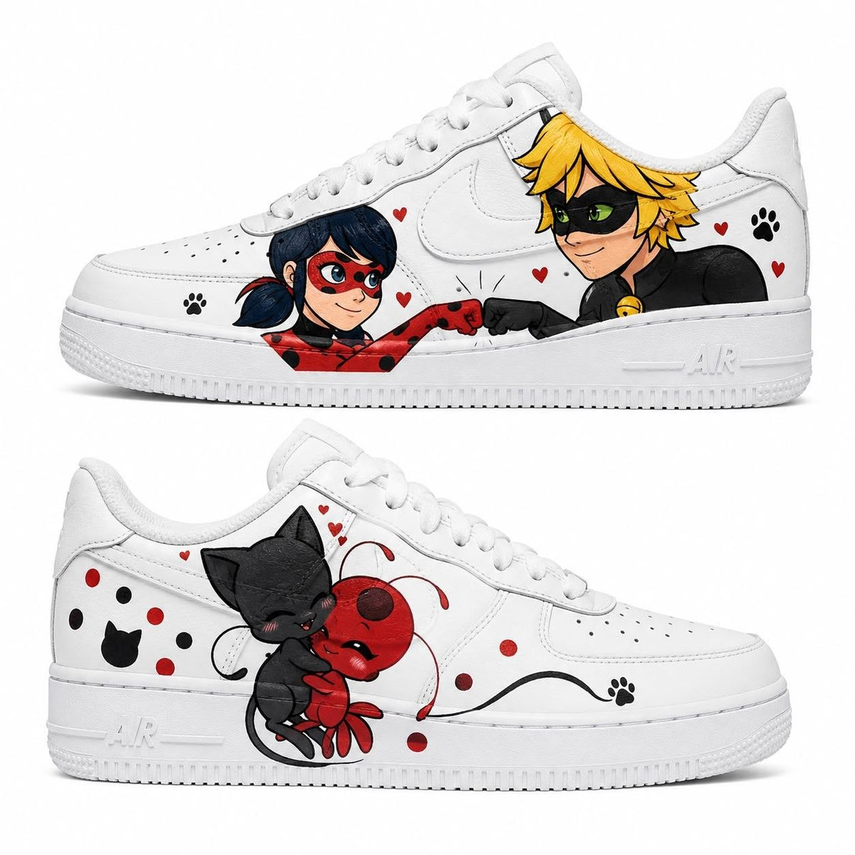 Hand-painted custom sneakers