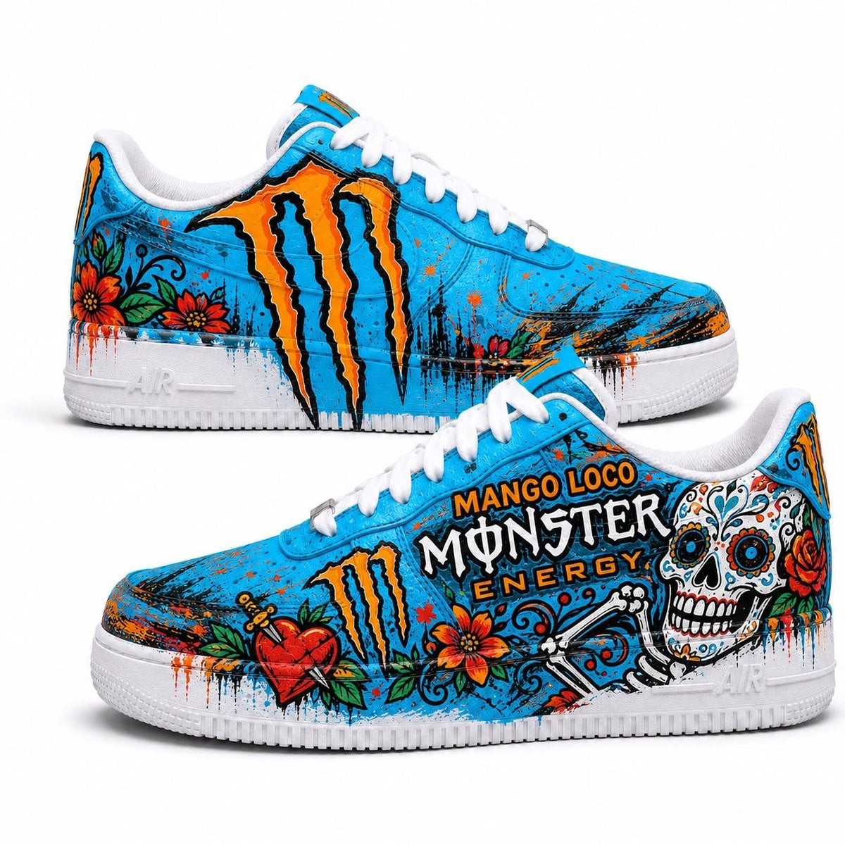 Hand-painted custom sneakers