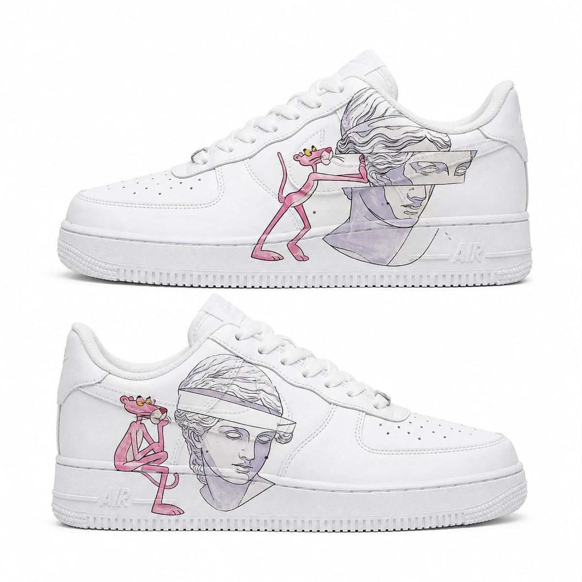 Hand-painted custom sneakers