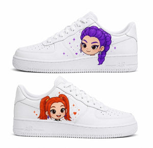 Hand-painted custom sneakers